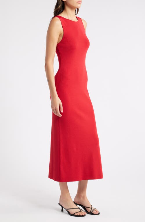 Shop Rails Alora Sleeveless Midi Sweater Dress In Cherry