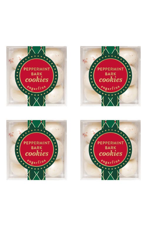 sugarfina Set of 4 Peppermint Bark Cookies Candy Cubes 