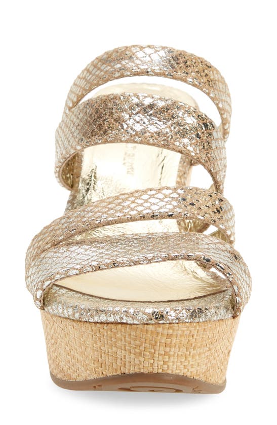 CHOCOLAT BLU CHOCOLAT BLU WAVY PLATFORM WEDGE SLIDE SANDAL