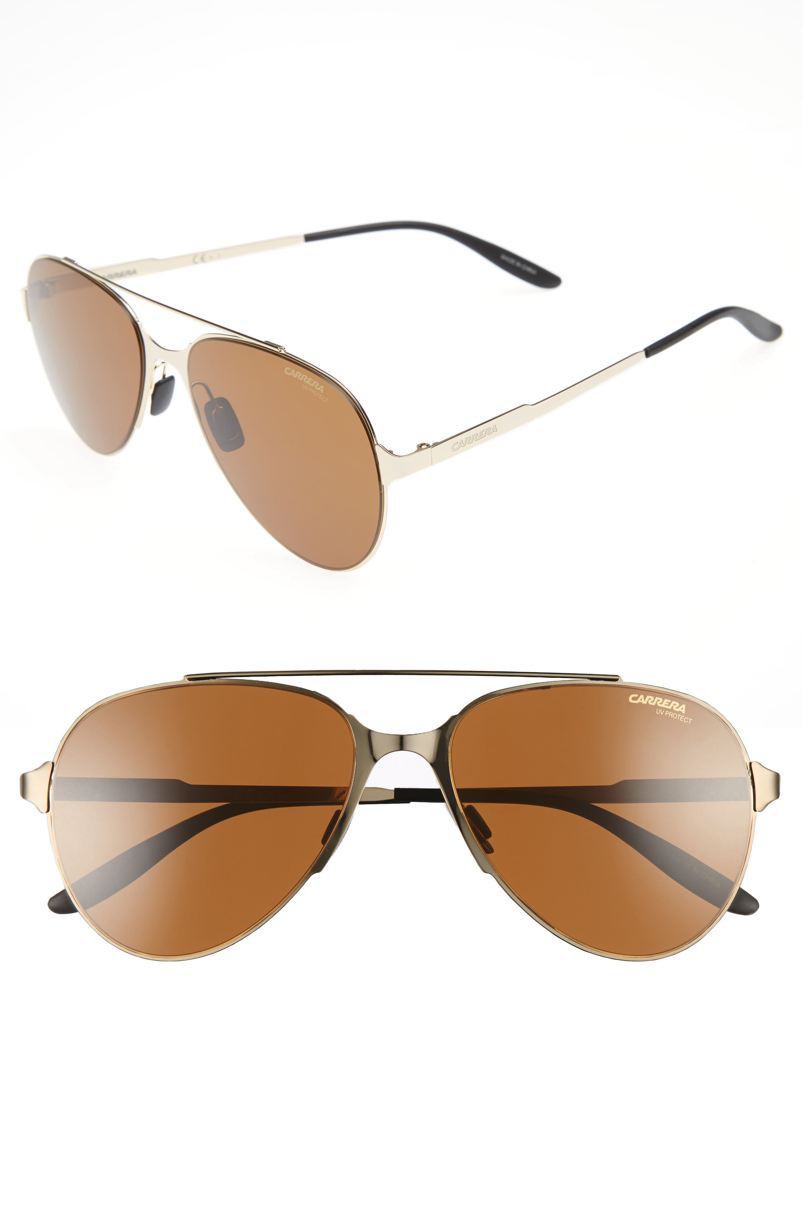Carrera Eyewear 55mm Aviator Sunglasses Nordstrom