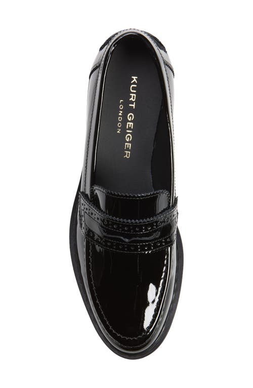 Kurt Geiger London Kala Penny Loafer In Black