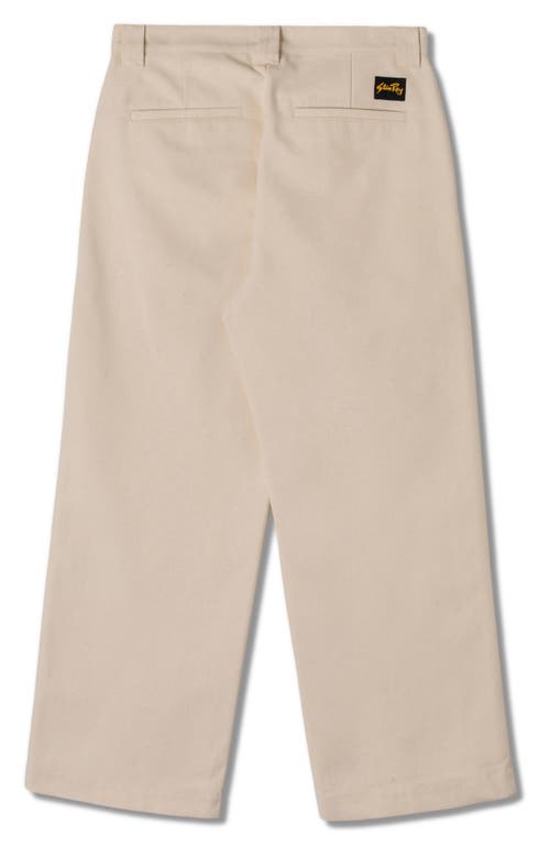 Shop Stan Ray Canvas Straight Leg Pants In Natural Twill