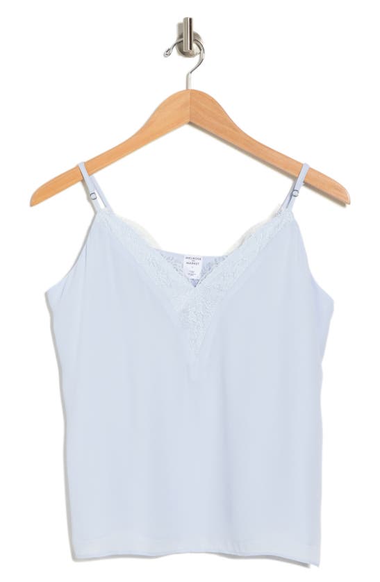 Melrose And Market Lace Cami In Blue Halogen