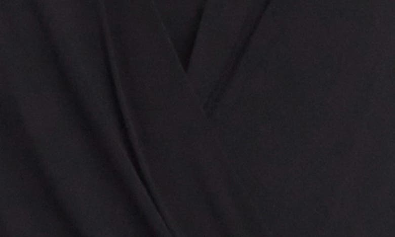 Shop Karen Kane Layered Drape Front Sleeveless Top In Black