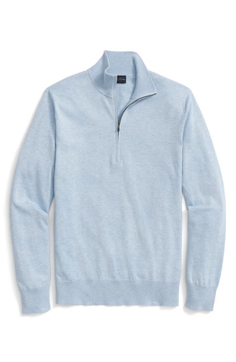 Half Zip Supima® Cotton Sweater