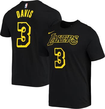 Equipo Monótono Terminología Nike Men's Nike Anthony Davis Black Los Angeles Lakers Name & Number Mamba  T-Shirt | Nordstrom