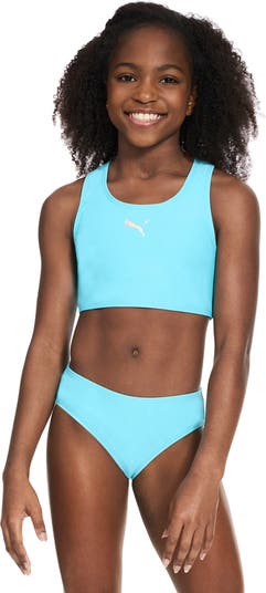 PUMA Kids Racerback 2 Piece Swimsuit Nordstromrack