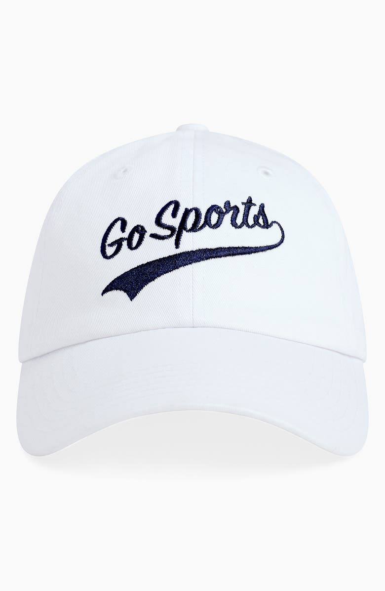 All Caps Baseball Cap Favorite Daughter // Khaki Navy main image 1