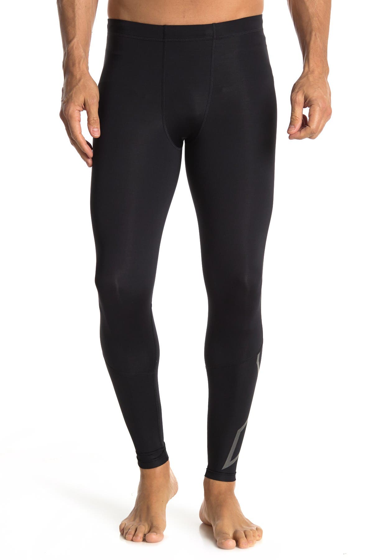 Click to view more detailed imagery on our partner's website 2xu Run Compression Tights In Black/ Black Reflective