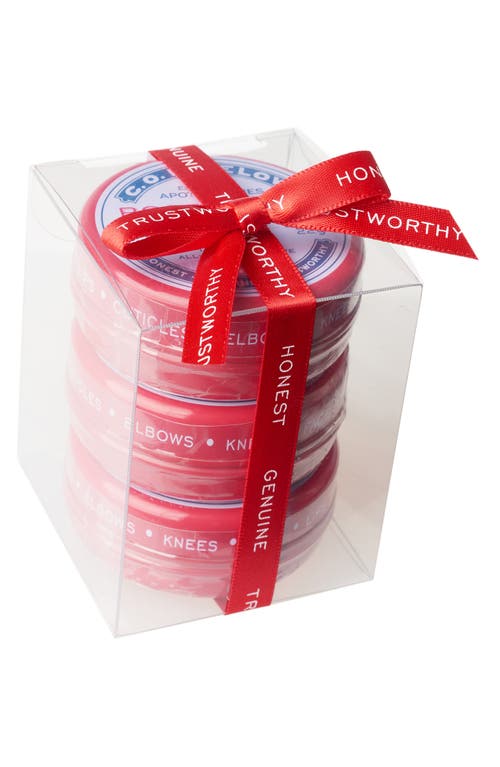 C.O. Bigelow No. 012 Rose Salve Lip Balm Trio