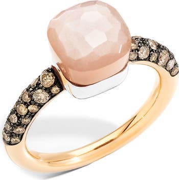 Pomellato Nudo Petit Moonstone Diamond Ring Nordstrom