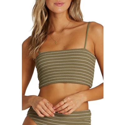 Billabong Summer High Tank Swim Top, Green