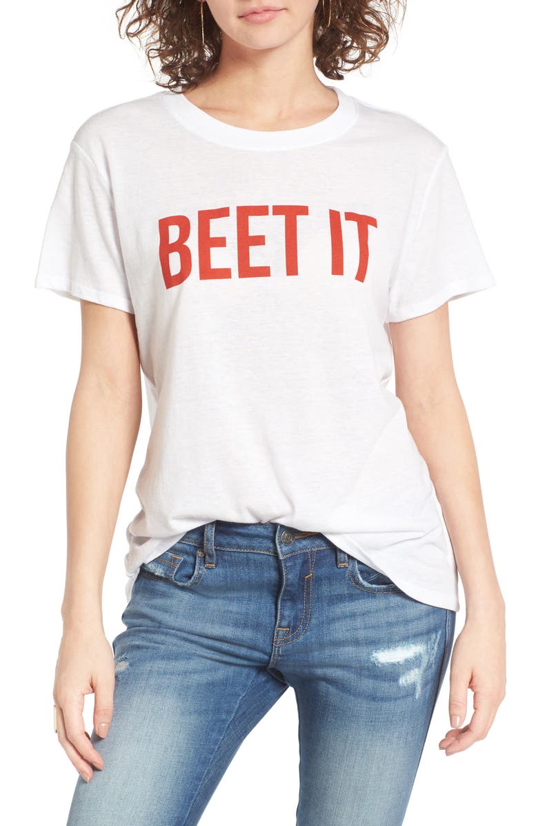 SUB_URBAN RIOT Beet It Graphic Tee, Main, color, White