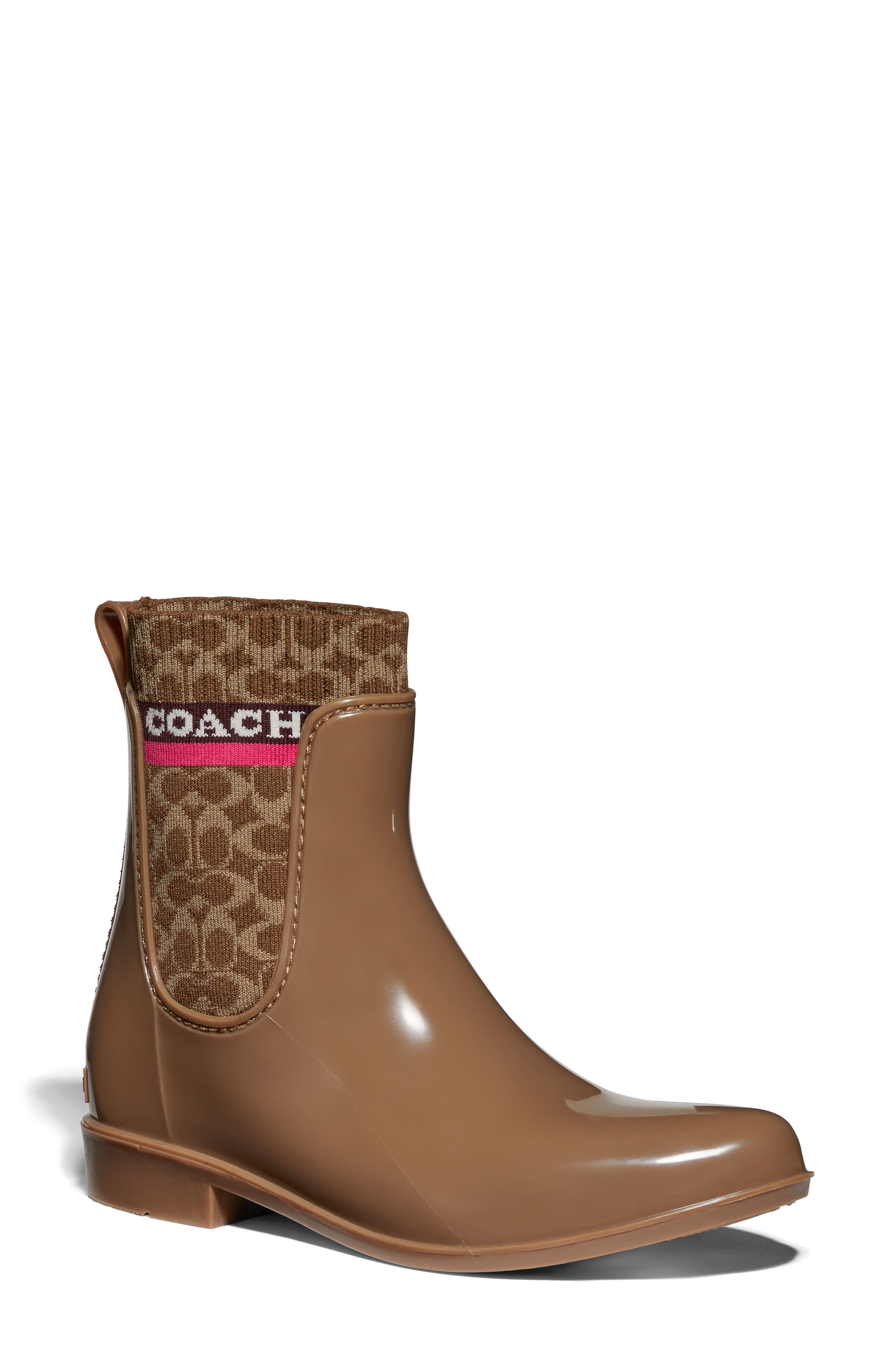 coach rain boots price