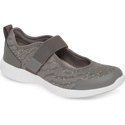 Vionic Jessica Mary Jane Sneaker, Grey