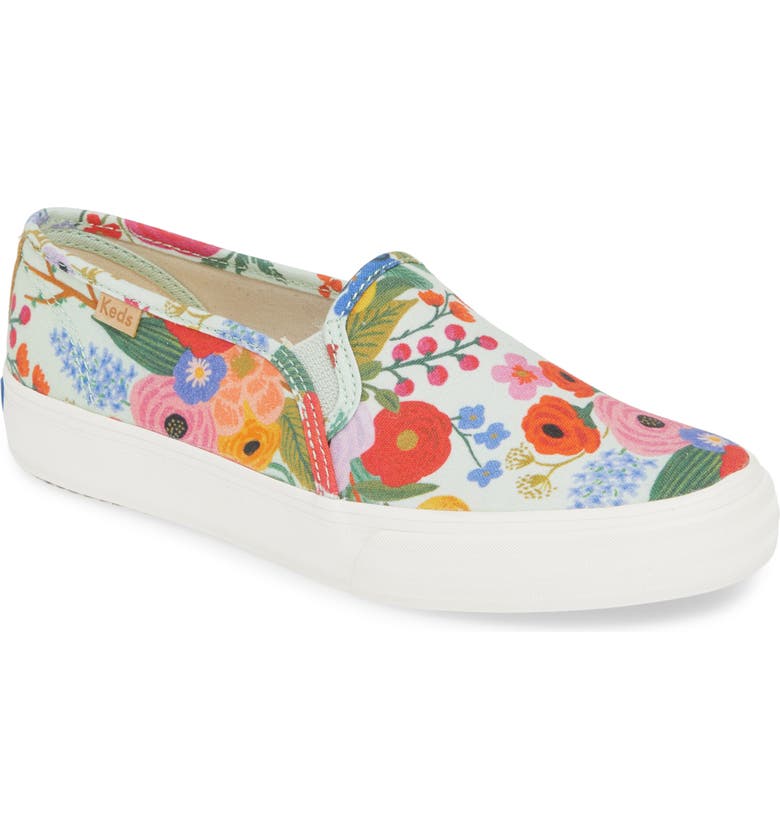 Keds® x Rifle Paper Co. Double Decker Slip-On Sneaker (Women) | Nordstrom