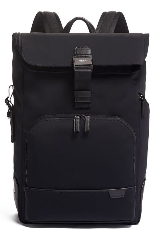 Osborn Roll Top Backpack in Black