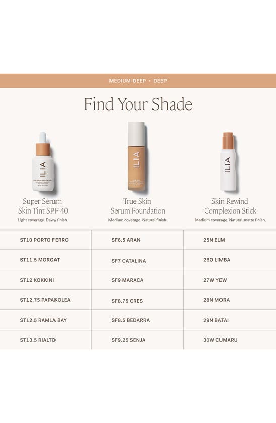 Ilia Skin Rewind Blurring Foundation And Concealer Complexion Stick 25n Elm 0.35 oz / 10 G In 25n - Elm Medium Neutral Cool