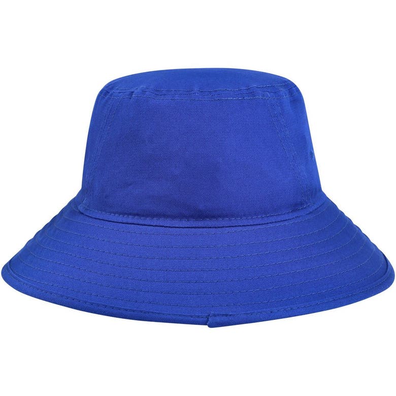 Shop New Era Royal New England Patriots Main Bucket Hat