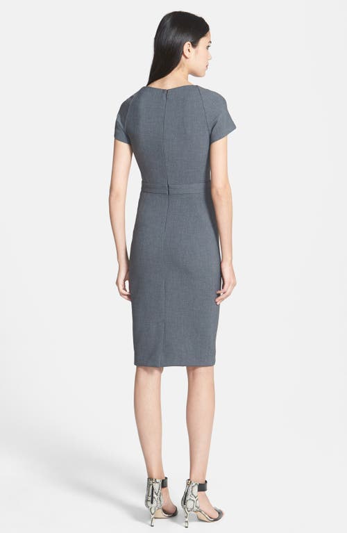 Shop Diane Von Furstenberg 'katrina' Woven Sheath Dress In Night Fall