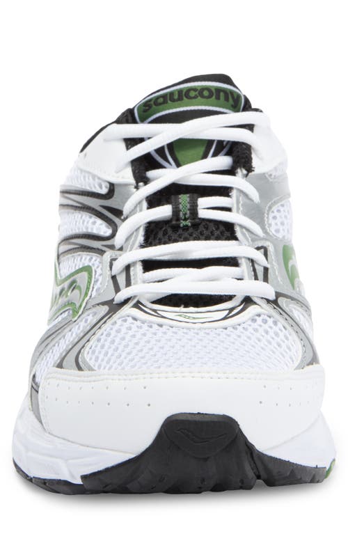 Saucony Ride Millenium Sneakers In White/green