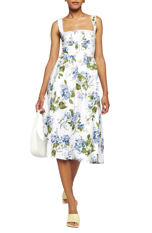 chinese dress ladies Veda Tiered Layer Midi Dress Floral Blush Selfie Leslie