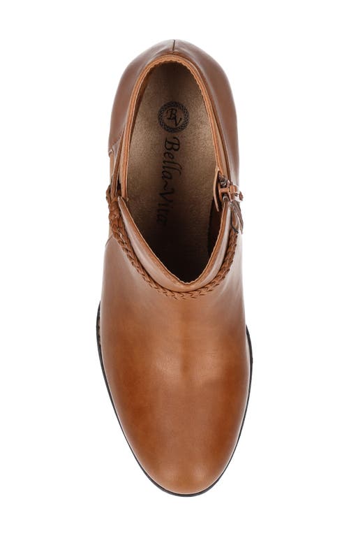 Bella Vita Women's Audrina Block Heel Booties In Tan