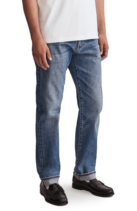 Madewell The 1991 Straight Leg Stretch Selvedge Jeans In Barrington Wash