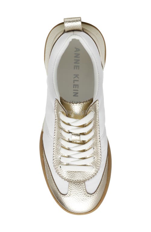 Shop Anne Klein Westside Sneaker In White Multi