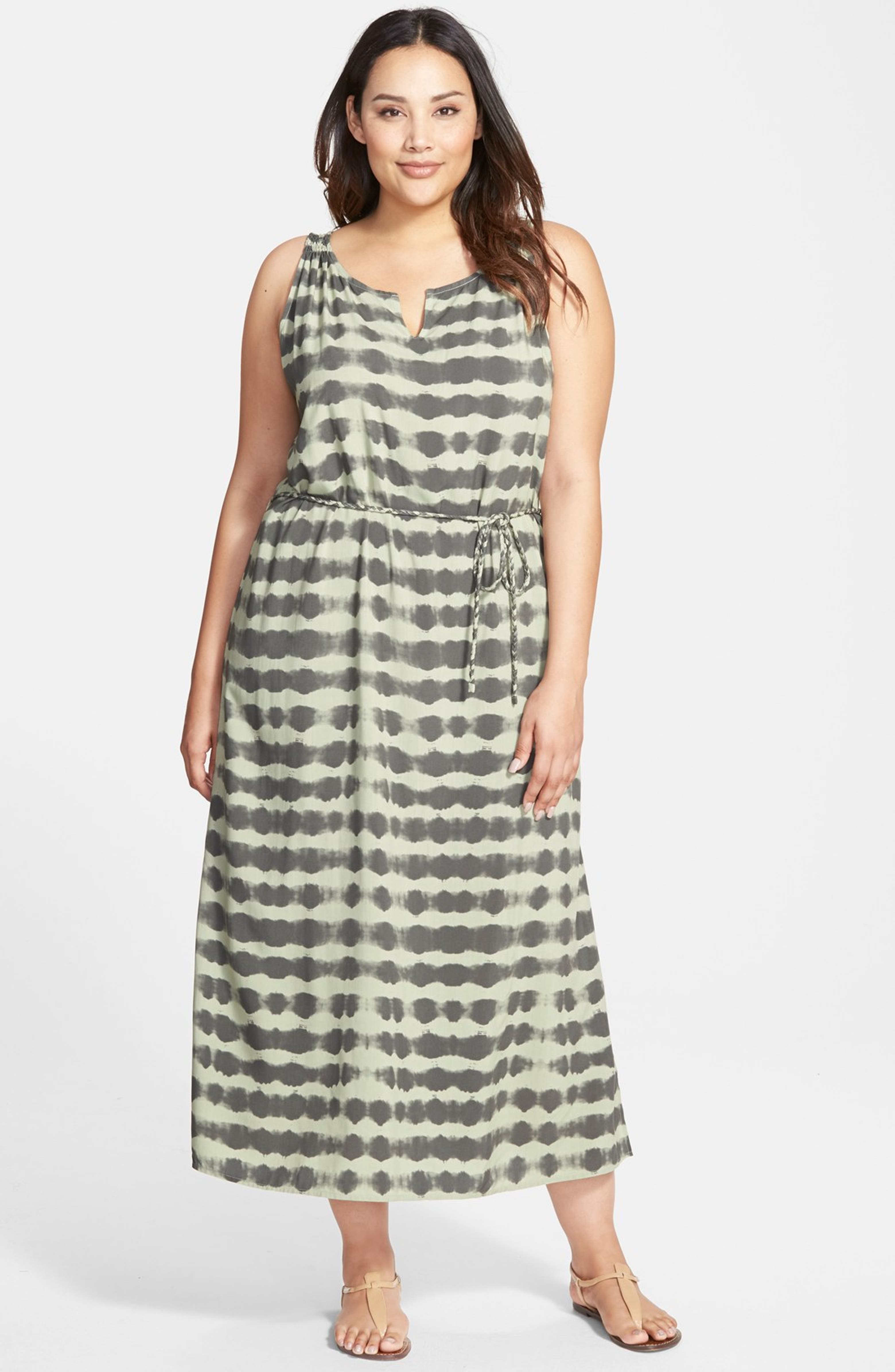 Two by Vince Camuto 'Sun Baked Stripes' Sleeveless Maxi Dress (Plus ...