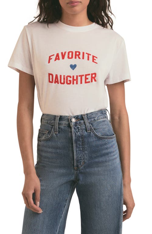 Shop Favorite Daughter Graphic T-shirt In Haute Rouge