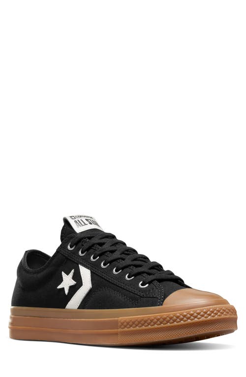 All Star Star Player 76 Low Top Sneaker in Black/Vintage White/Gum