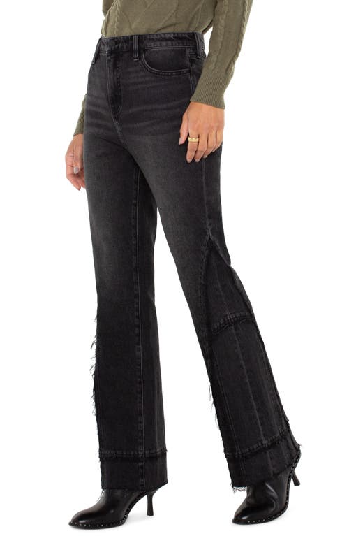 Shop Liverpool Hannah Seamed High Waist Flare Jeans In Mooreland