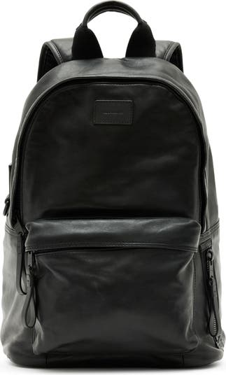 AllSaints Carabiner Leather Backpack | Nordstrom