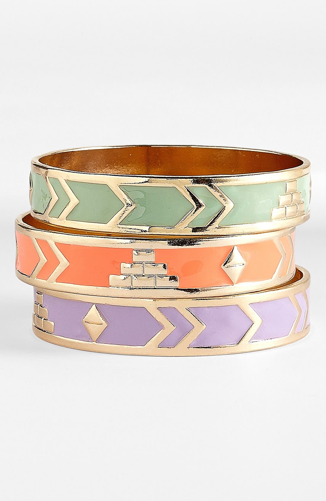 Statements by DCK Enamel Bangles (Set of 3) Nordstrom
