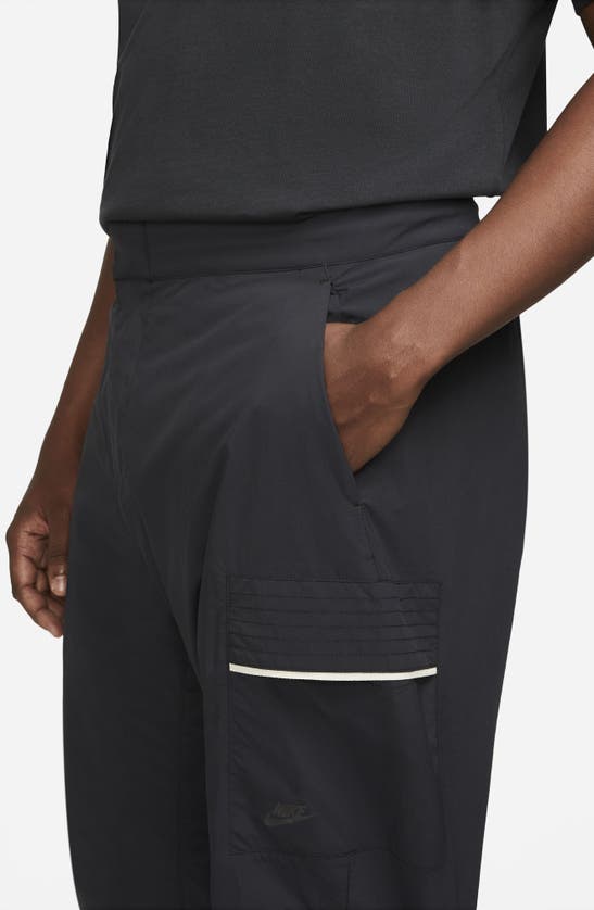 Shop Nike Sportswear Style Essentials Utility Pants In Black/ Sail/ Ice Silver/ Black