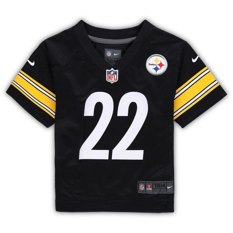 Nike Men's Pittsburgh Steelers Najee Harris Game Jersey Black M