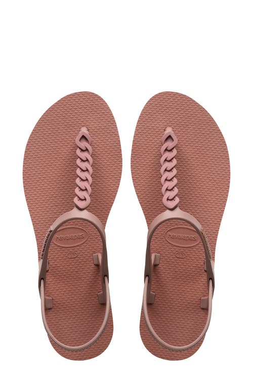 Shop Havaianas You Paraty Chain Sandal In Crocus Rose