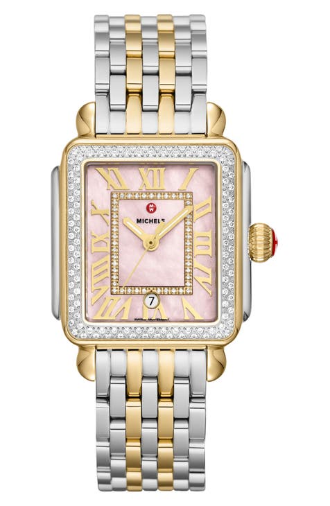 michele two tone watch Nordstrom