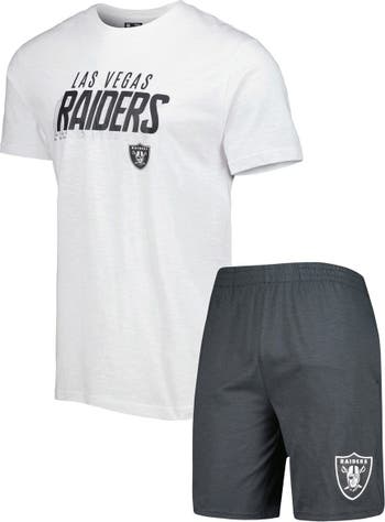 Concepts Sport Las Vegas Raiders Windfall Microfleece Union Suit