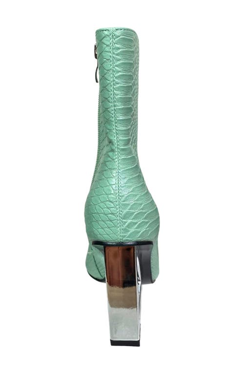 Ninety Union Fire Snip Toe Bootie In Mint
