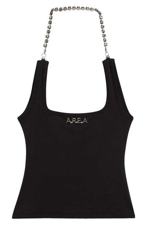 Shop Area Nameplate Tank Top In Black