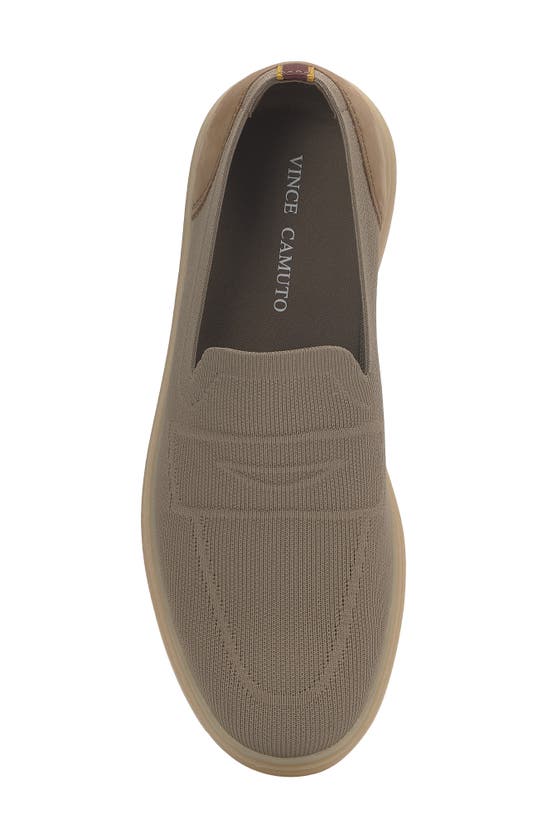Shop Vince Camuto Carsynn Knit Loafer In Truffle/ Dove