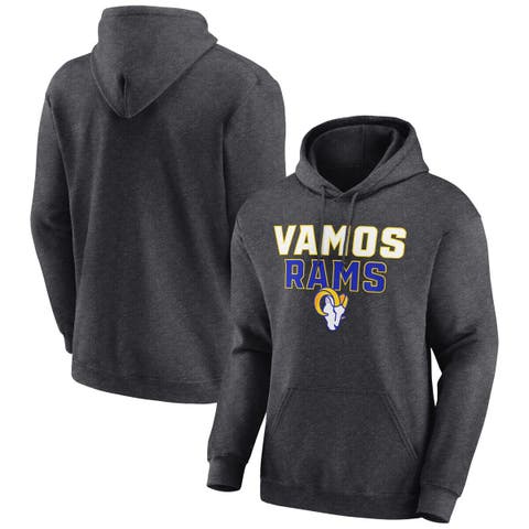 Fanatics Branded Heather Royal Los Angeles Rams Down and Distance Full-Zip Hoodie