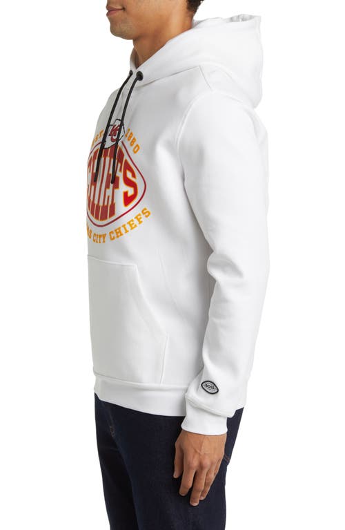 Shop Hugo Boss Boss X Nfl Touchback Graphic Hoodie In Kansas City Chiefs White