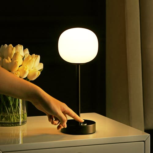 Shop Jonathan Y Natalia Modern Minimalist Iron Rechargeable Integrated Portable Led Table Lamp In Oil Rubbed Bronze