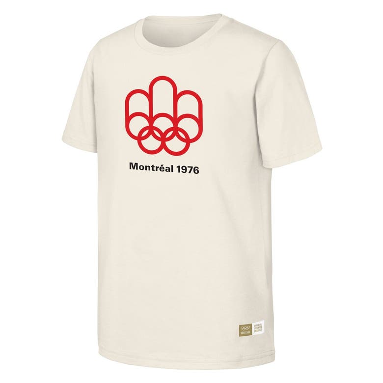 Shop Outerstuff Natural 1976 Montreal Games Olympic Heritage T-shirt