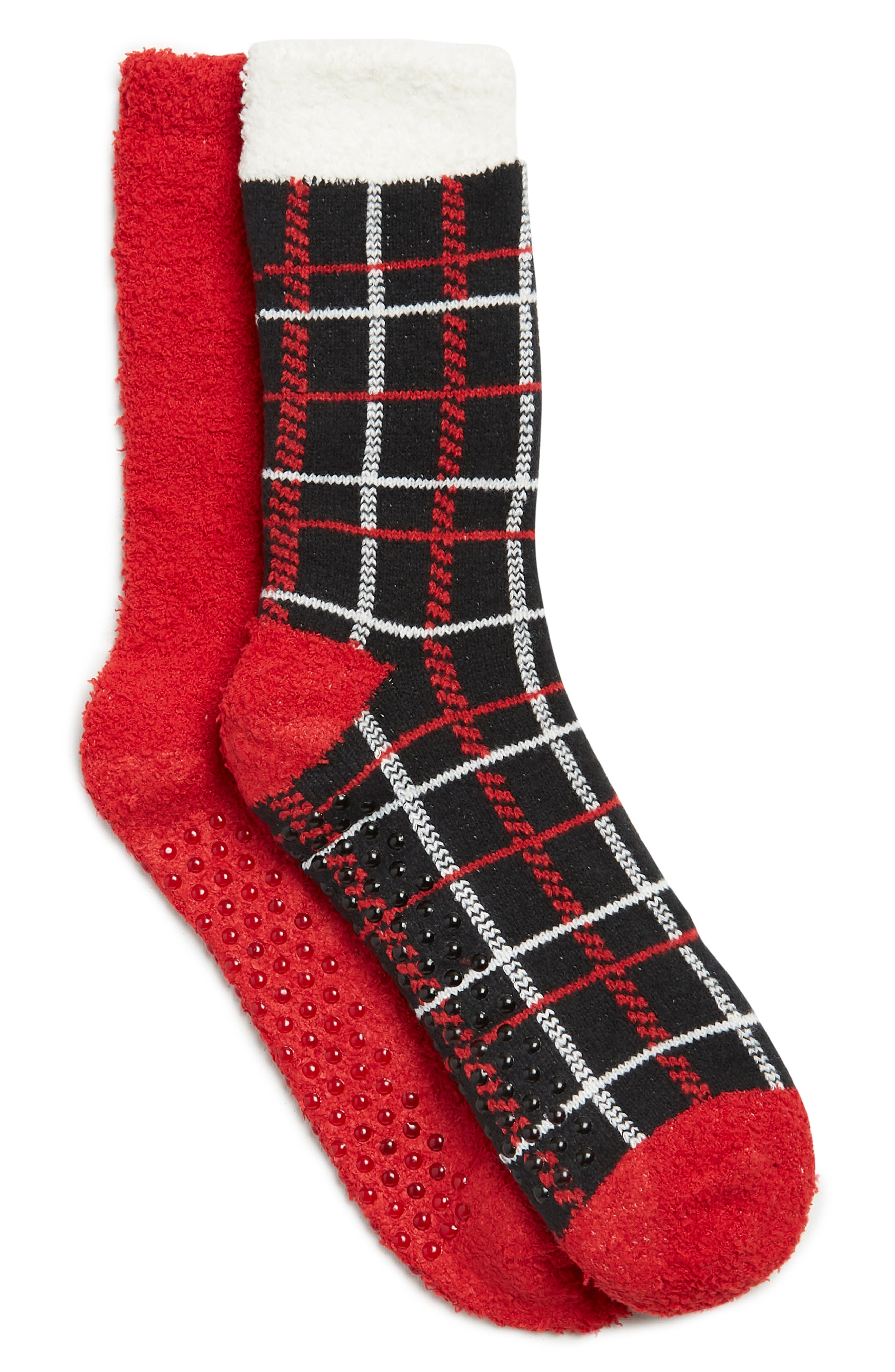 cuddl duds cabin cozy slipper socks