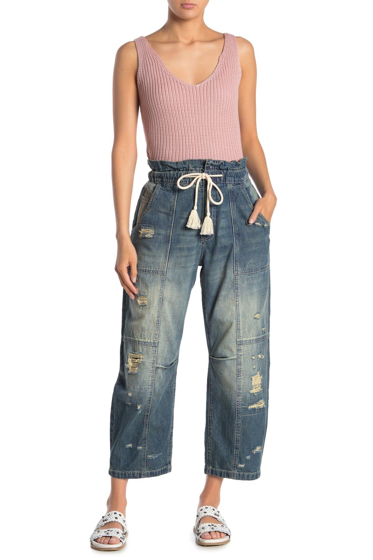 free people in my time cargo jeans