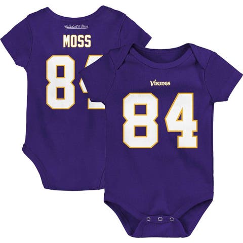 Randy Moss Minnesota Vikings Mitchell & Ness Youth Retired Retro Player  Name & Number T-Shirt - Purple